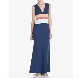 BCBGMAXAZRIA Lizette Woven Evening Gown